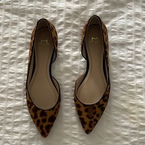 Marc Fisher animal print flats